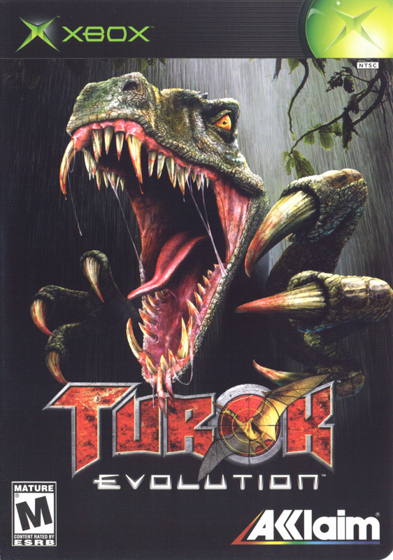 Turok Evolution box art for Xbox